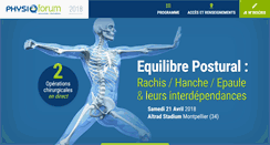 Desktop Screenshot of physioforum.fr